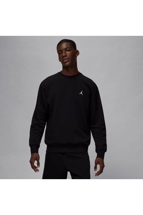 Men's Jordan Brooklyn Fleece Crewneck - 'Black/White' - XS