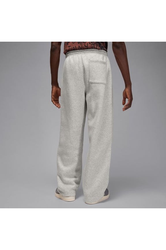 Men's Jordan Brooklyn Fleece Oversized Open-Hem Pant - 'Grey Heather/White' - XS