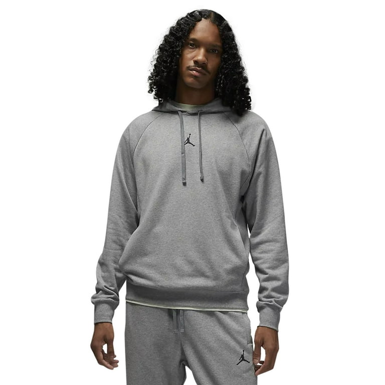 Men s Jordan Carbon Heather Dri FIT Sport Crossover Fleece Hoodie DQ7327 091 3XL Walmart