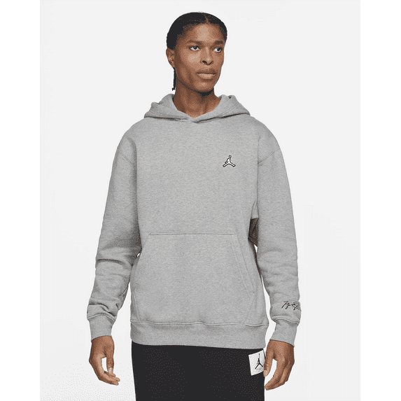 Men's Jordan Carbon Heather Essentials Fleece Pullover Hoodie (DA9818 091) - 3XL