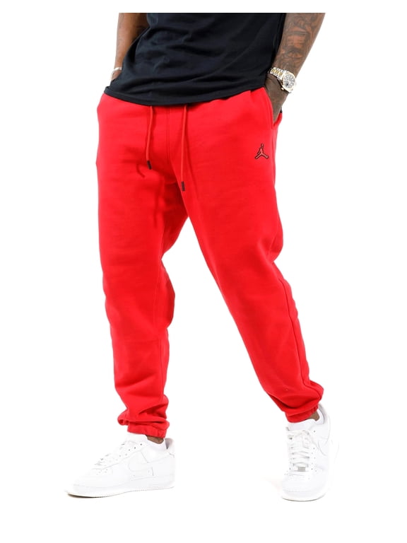 Men's Jordan Gym Red Essential Fleece Joggers - 2XL