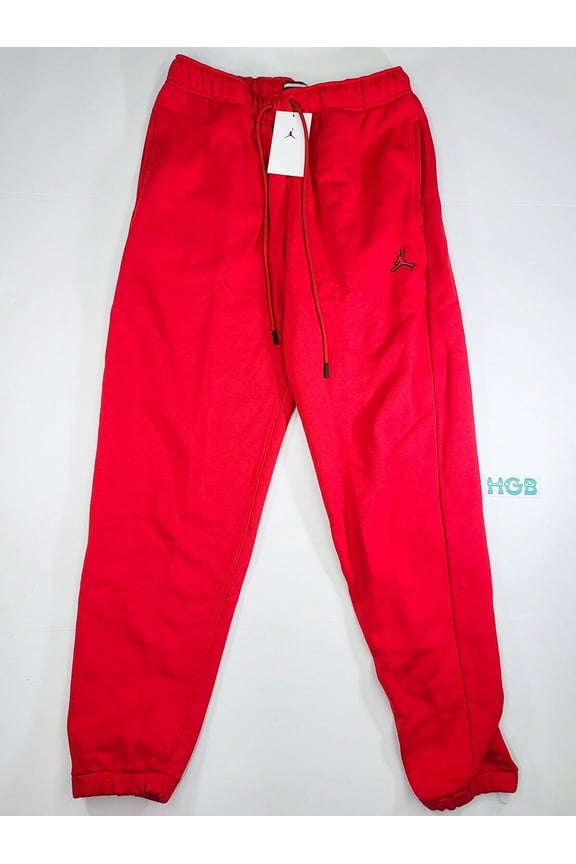 Men's Jordan Gym Red Essential Fleece Joggers - M
