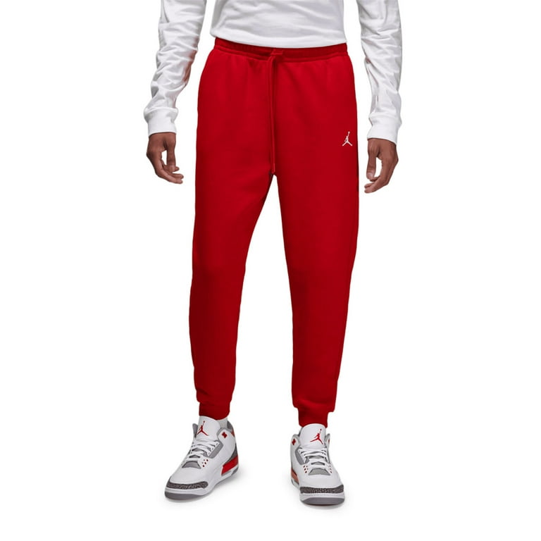 Men's Jordan Gym Red Jumpman Essential Fleece Pants L