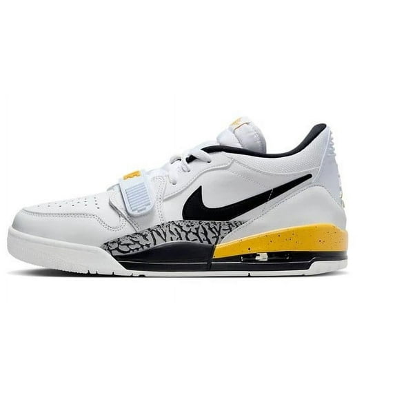 Men's Jordan Legacy 312 Low White/Black-Yellow Ochre (CD7069 107) - 10