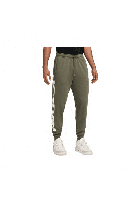 Men's Jordan MVP Fleece Pants - 'Medium Olive/Iron Grey' - XL