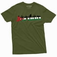 thumbnail image 1 of Men's Jordan Shirt Jordan Country Shirt Jordan National Flag Tee Shirt Jordanian Gifts (X-Large Military Green), 1 of 7