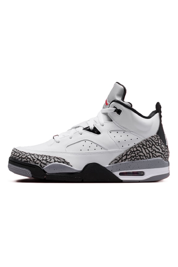 Men's Jordan Son of Mars Low “White Cement” Wht/Gym Red-Blk (580603 101) - 10