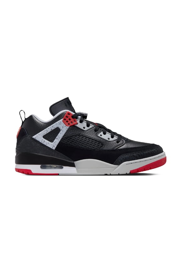 Men's Jordan Spizike Low Black/Gym Red-Wolf Grey-White (FQ1759 009) - 9