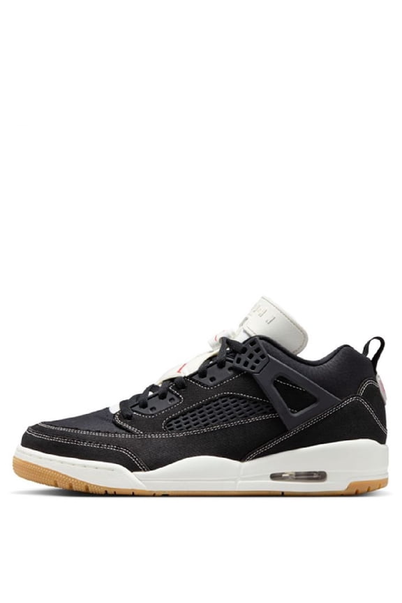 Men's Jordan Spizike Low Black/Sail-University Red - 11