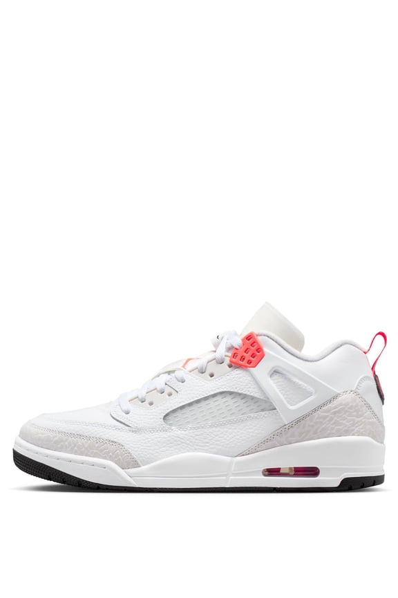 Men's Jordan Spizike Low White/Bright Crimson-Vast Grey (IQ0305 100) - 12