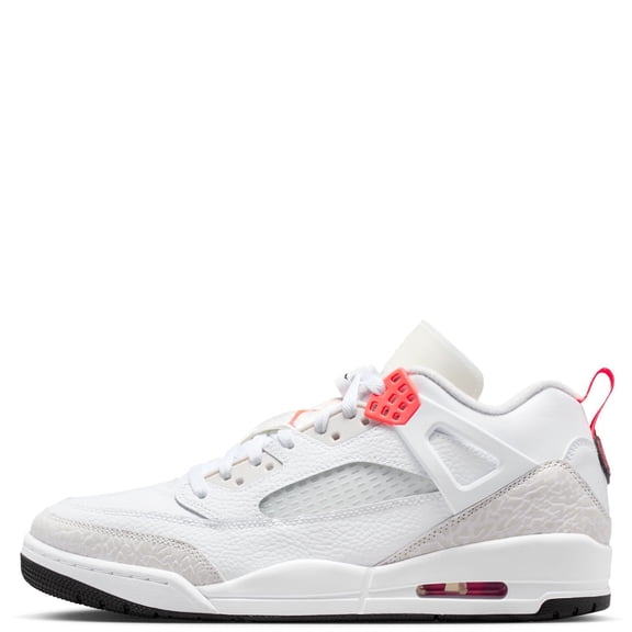 Men's Jordan Spizike Low White/Bright Crimson-Vast Grey (IQ0305 100) - 9