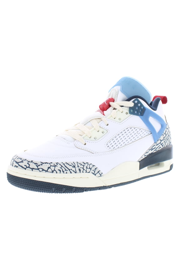 Men's Jordan Spizike Low White/Gym Red-Armory Navy (HM3172 164) - 11