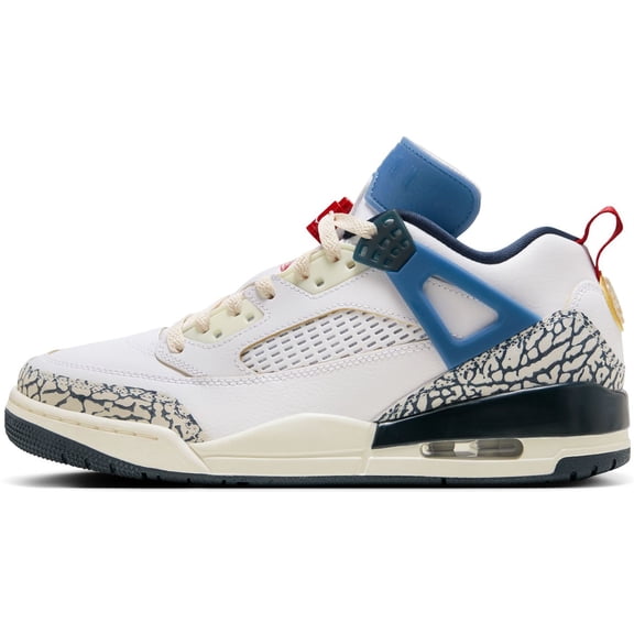 Jordan Mens Spizike Low Sneakers White Armory Navy 12 M