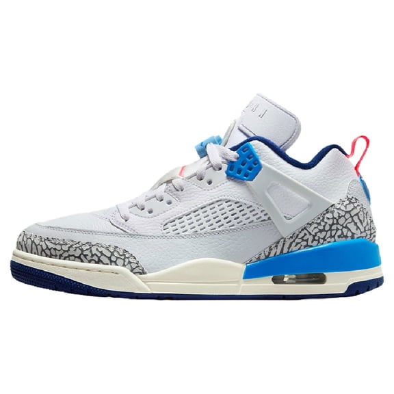 Men's Jordan Spizike Low White/Hot Lava-Pure Platinum (FQ1759 110) - 11