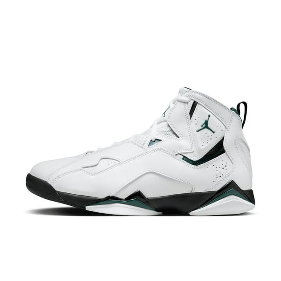 Men's Jordan True Flight White/Black-Oxidized Green (342964 131) - 13