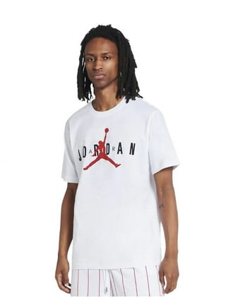 Nike Men's Medium White Crew Neck Tee SS T-Shirt Basketball Hoop  Collage Logo