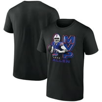 Men's Josh Allen Black Buffalo Bills 2024 NFL MVP T-Shirt