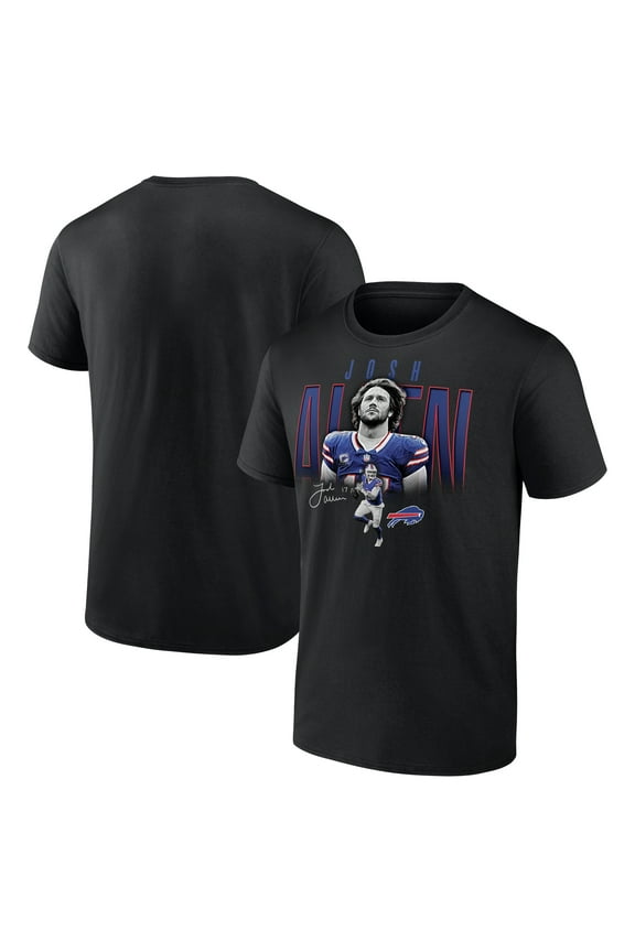 Men's Josh Allen Black Buffalo Bills Humble Shadow Player T-Shirt