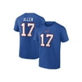 thumbnail image 1 of NFL Josh Allen Buffalo Bills Mens Name & Number Short Sleeve Tee, 1 of 3