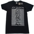 thumbnail image 1 of Men's Joy Division Unknown Pleasures White On Black Slim Fit T-shirt XX-Large Black, 1 of 3