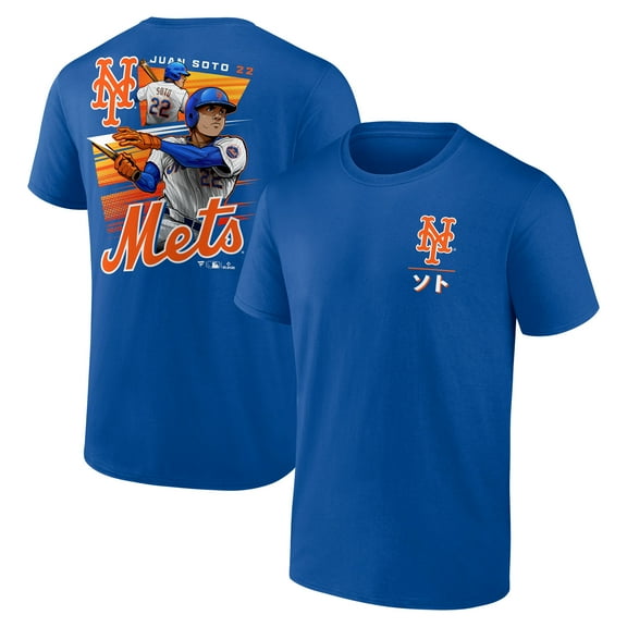 Men's Juan Soto Royal New York Mets Anime Player T-Shirt