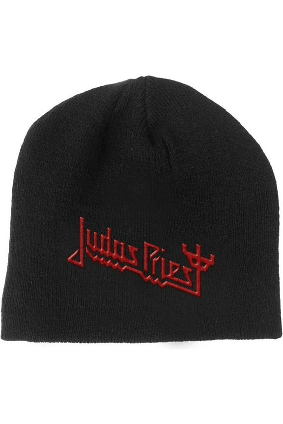 Men's Judas Priest Fork Logo Beanie Black