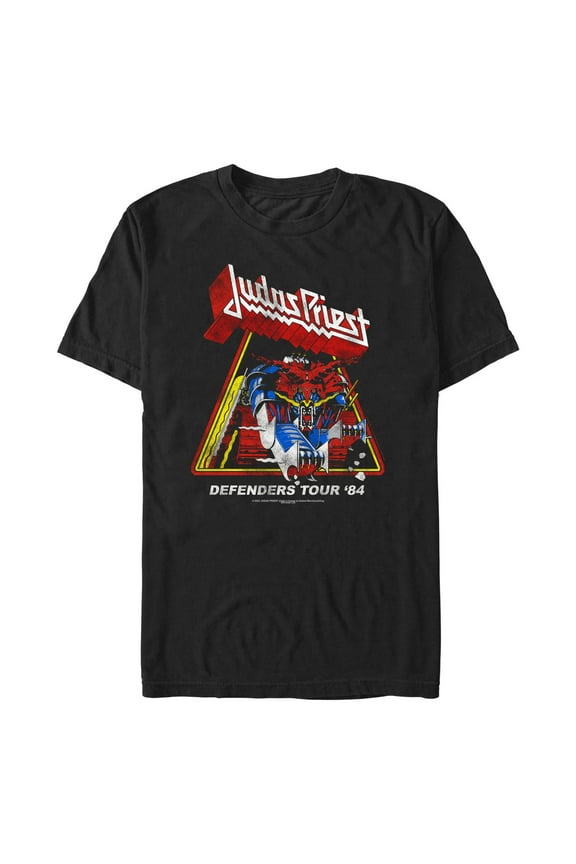 Men's Judas Priest Lion Defenders Tour Graphic T-Shirt