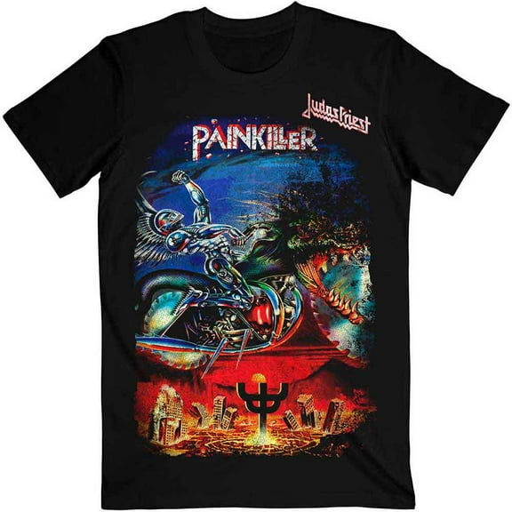 Men's Judas Priest Painkiller T-shirt Medium Black