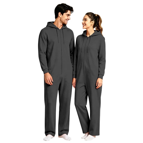 Men's Jumpsuit Loose Fit One Piece Lounge Wear, Lightweight Breathable Overalls For Everyday Comfort And Mobility