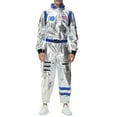 thumbnail image 1 of Men's Jumpsuit for Festivals and Stage Events - Unisex Astronaut Outfit for Performance and Parties, 1 of 8