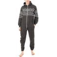 thumbnail image 1 of Men's Jumpsuits Adult Sleepwears One Piece Non Footed Pajama Unisex Playsuits, 1 of 2
