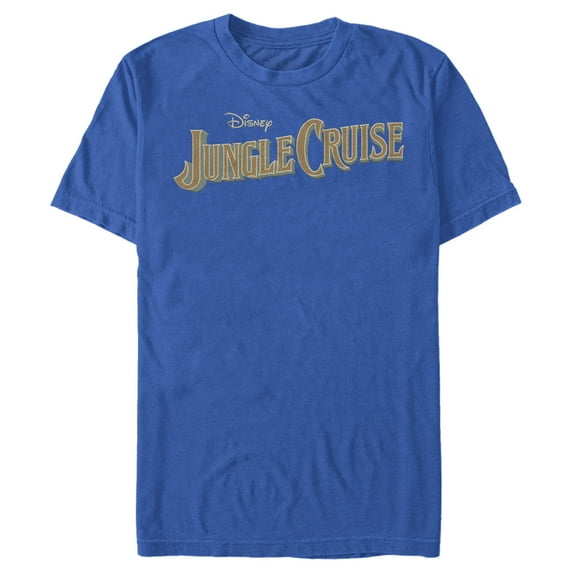 Men's Jungle Cruise Classic Logo Graphic Tee Royal Blue X Large