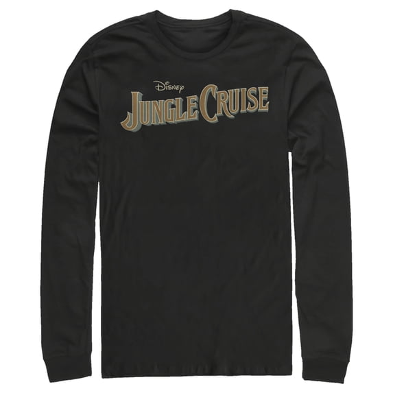 Men's Jungle Cruise Classic Logo Long Sleeve Shirt Black Medium