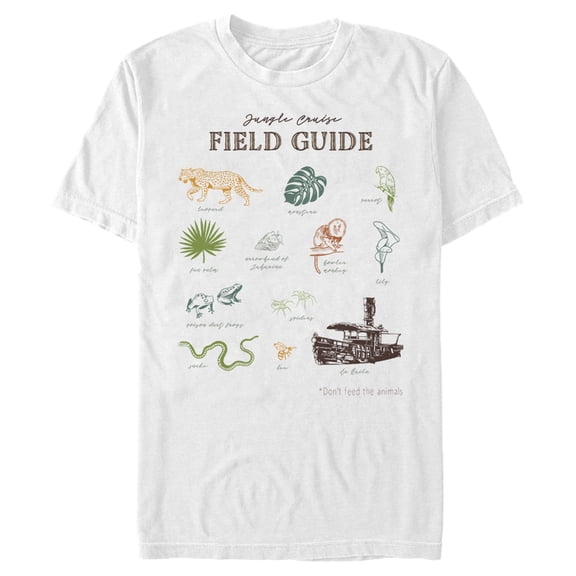 Men's Jungle Cruise Field Guide  Graphic Tee White X Large