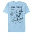 thumbnail image 1 of Men's Jungle Cruise Map of the Jungle Graphic Tee Light Blue Medium, 1 of 4