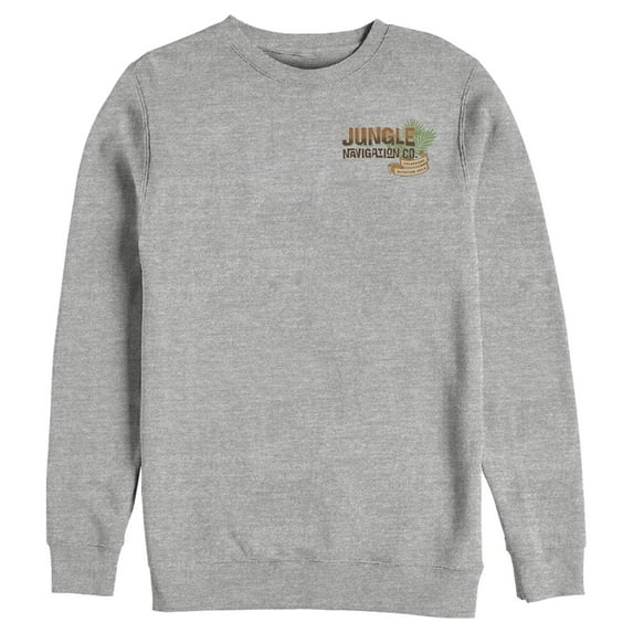 Men's Jungle Cruise Navigation Co. Logo Sweatshirt Athletic Heather 2X Large