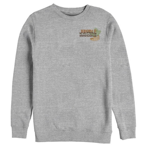 Men's Jungle Cruise Navigation Co. Logo  Sweatshirt Athletic Heather 2X Large