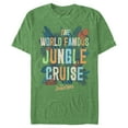 thumbnail image 1 of Men's Jungle Cruise The World Famous Logo  Graphic Tee Kelly Heather 2X Large, 1 of 4