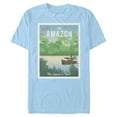thumbnail image 1 of Men's Jungle Cruise Visit the Amazon  Graphic Tee Light Blue Small, 1 of 4