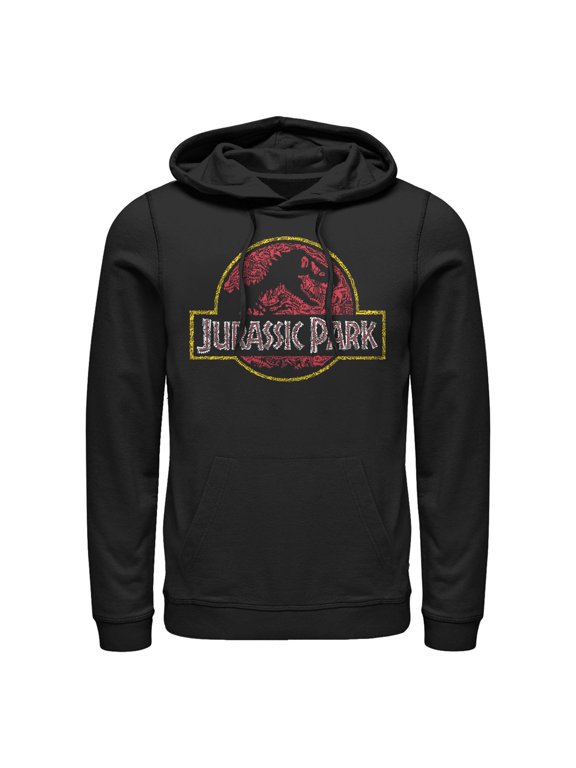 Men's Jurassic Park Bones Logo Pull Over Hoodie