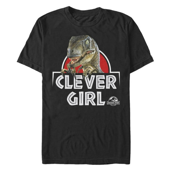 Men's Jurassic Park Clever Girl Raptor Graphic T-Shirt