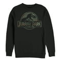 thumbnail image 1 of Men's Jurassic Park Dark Camo Logo Sweatshirt Black Small, 1 of 3