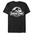 thumbnail image 1 of Men's Jurassic Park Dinosaur Logo  Graphic Tee Black Large, 1 of 4