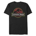 thumbnail image 1 of Men's Jurassic Park Distressed T-Rex Logo  Graphic T-Shirt, 1 of 5