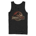 thumbnail image 1 of Men's Jurassic Park Earth Tone Logo  Tank Top Black 2X Large, 1 of 4