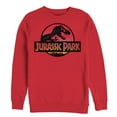 thumbnail image 1 of Men's Jurassic Park Logo Sunset Sweatshirt Red X Large, 1 of 3