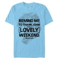 thumbnail image 1 of Men's Jurassic Park Lovely Weekend  Graphic T-Shirt, 1 of 3