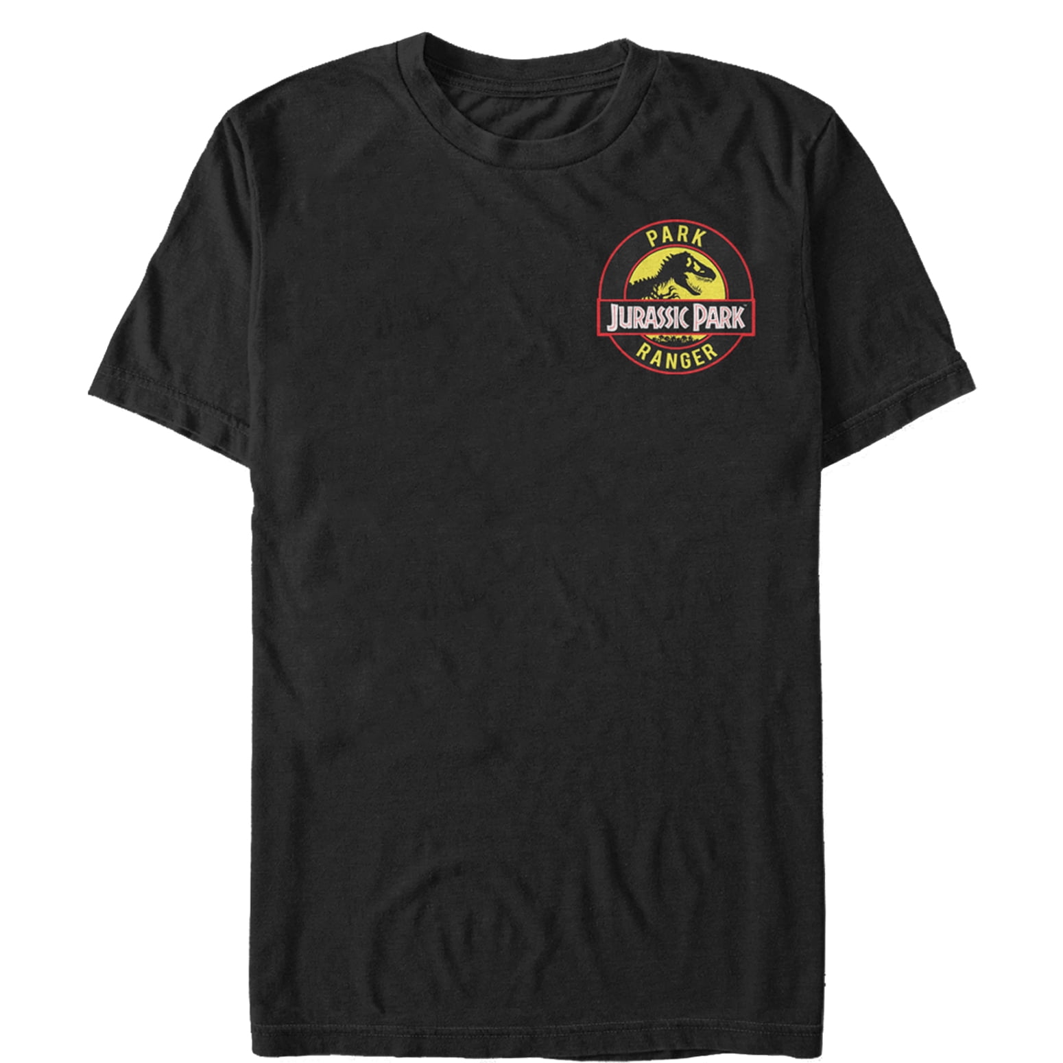 Men's Jurassic Park Ranger Logo Badge Graphic Tee Black X Large ...