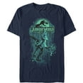 thumbnail image 1 of Men's Jurassic Park Raptor on the Loose  Graphic Tee Navy Blue Large, 1 of 4