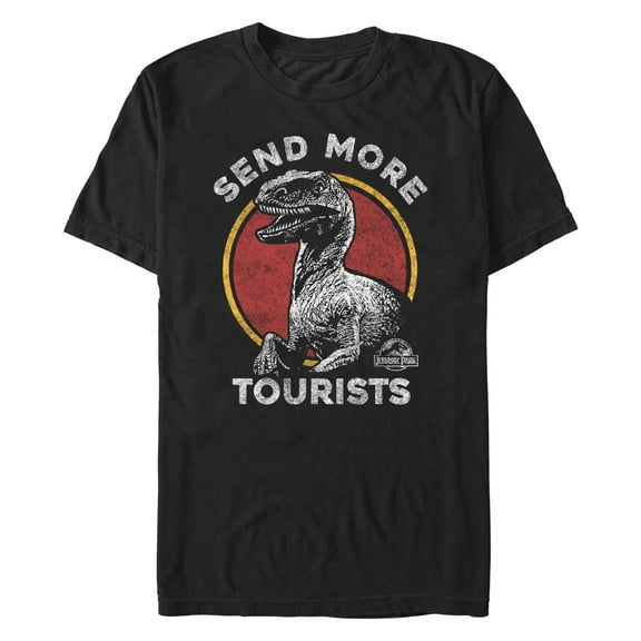 Men's Jurassic Park Send Me More Tourists Graphic T-Shirt